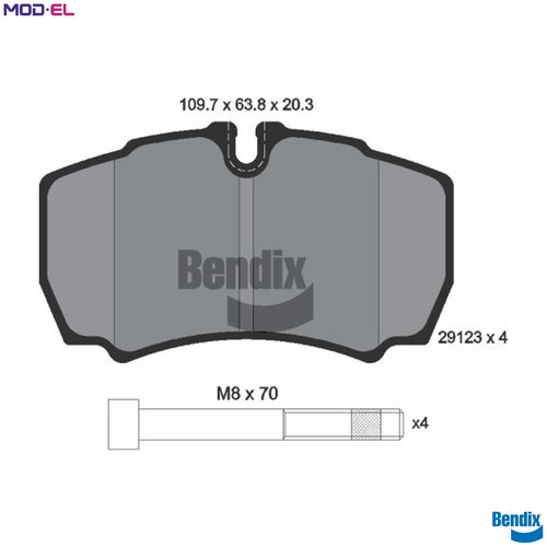 Brake pad set - brake, disc