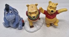 3 different Winnie the Pooh/Eeyore Salt and Pepper Pots