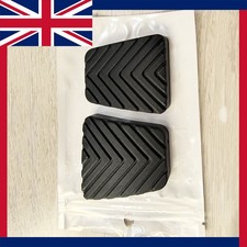 2pc Rubber Brake Clutch Pedal
