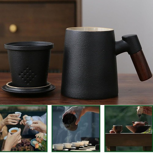Tea mug with infuser - and, lid