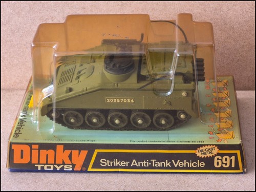 Dinky 691 striker anti tank - dinky,