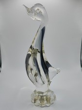 Vintage Glass Figurine Duck