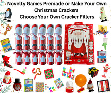 Christmas Crackers Fun Novelty Games Puzzles Stocking Fillers Choose Your Own