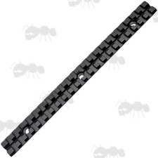 Flat Base DIY Weaver  Picatinny Accessory Rail 20mm Wide 22 Slots 230mm / 9 Inch
