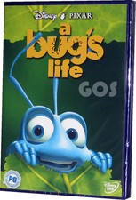A Bugs Life Walt Disney Pixar Animated Childrens Insect Film on DVD - New Sealed