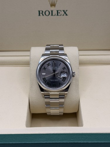 Rolex datejust 36mm wimbledon - datejust,