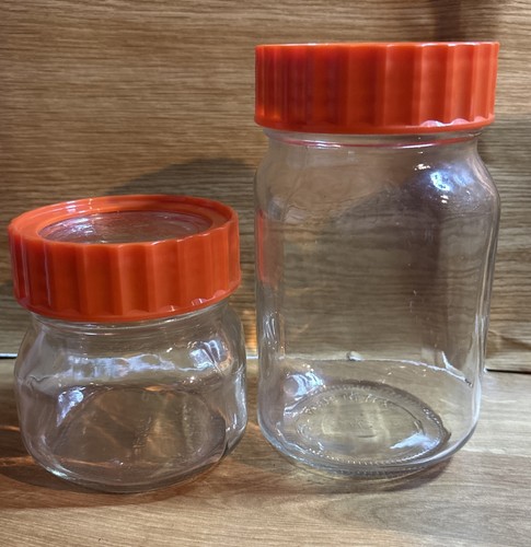 Vintage orange lidded - vintage,