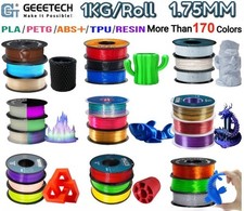 【Buy 6 Get 10】GEEETECH 3D Printer Filament 1KG/Roll 1.75MM PLA/PETG/TPU/ABS+