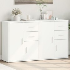 Sideboard 2 pcs White