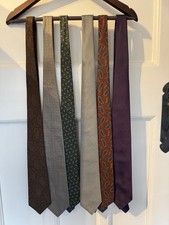 Gieves & Hawkes Silk Tie Collection - 6 100% silk ties