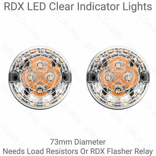 Rdx led clear front - led,