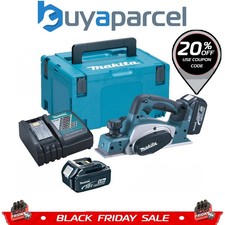 Makita DKP180RTJ 18v Planer LXT Lithium Ion Li-Ion Cordless - 2 x 5.0ah Battery
