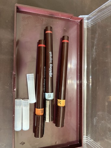 Rotting pens boxed with - rotting,