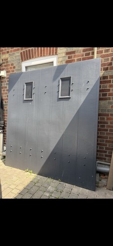 Electric garage door - garage,