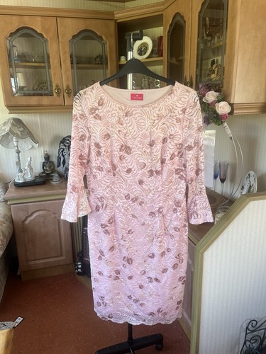 Pink floral lace wedding guest - wedding,
