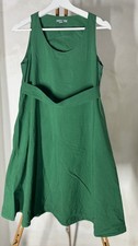 COS A-Line Midi Dress in Green