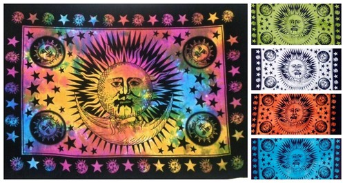 Cotton sun wall hanging - sun,