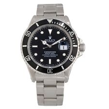 Rolex Submariner 168000 Steel Watch 40mm Case Black Dial With 18.5cm Strap