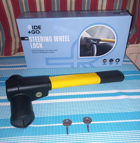 Universal steering wheel lock - wheel,