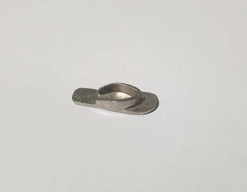 Flip flop metal monopoly token - flop,
