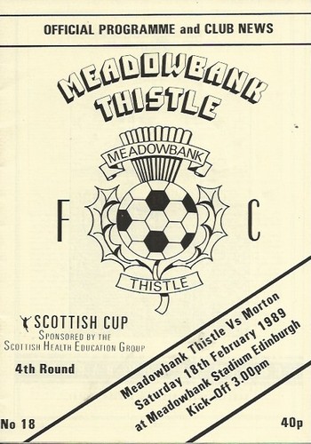 Meadowbank thistle v - (defunct),