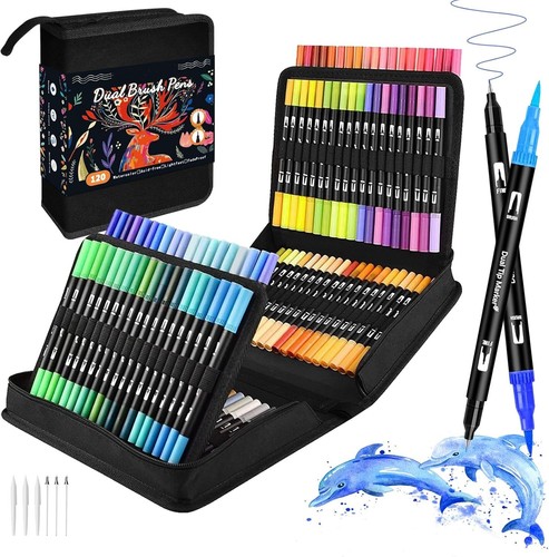 120pcs colouring pens - colouring,