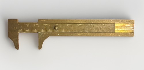 Vintage brass vernier 1466 - vernier, no