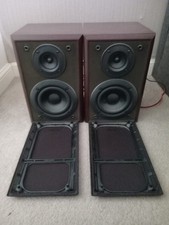 Technics SB-HD51 Bookshelf Speakers 60W 6 Ohm 2-Wired Brown Hi-Fi Working