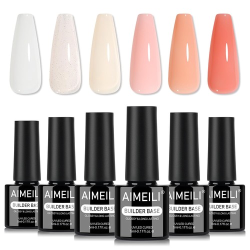 Builder nail gel 6pcs - builder,
