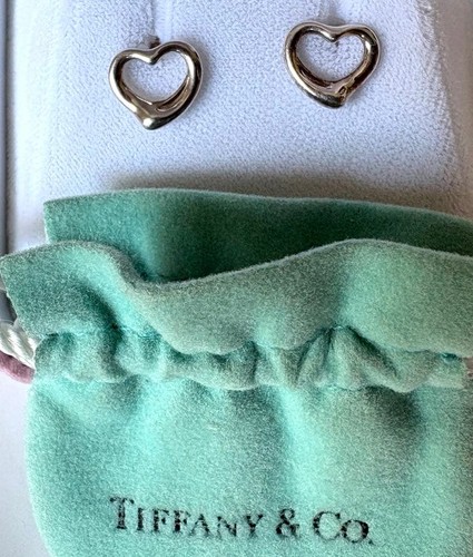 Tiffany open heart - open, earrings