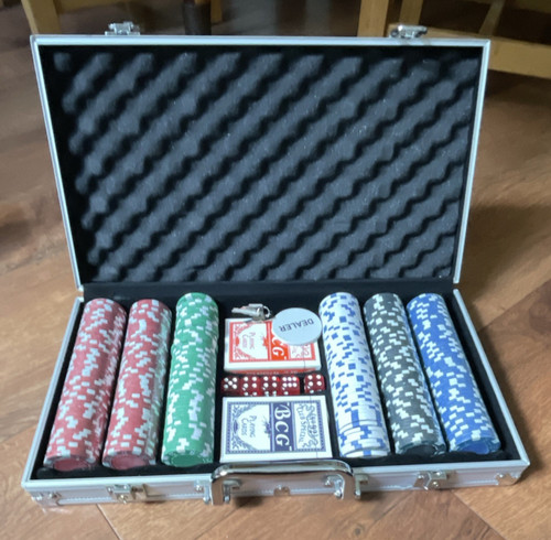 Aluminium case 200 poker chip - aluminium,