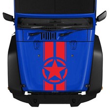 Car Hood Sticker Army Star