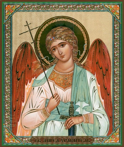 Guardian angel christian icon - angel,