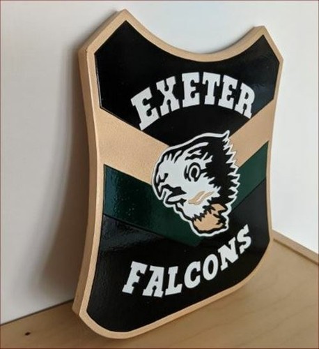 Exeter falcons 1980 hand - 1980, cut