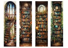 Whimsical Bookshelf Bookmarks