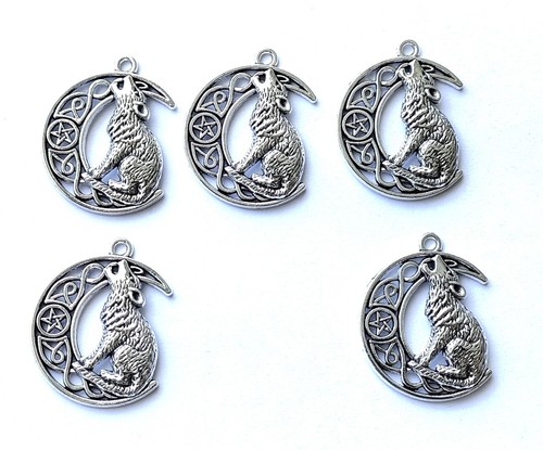 Celtic wolf crescent - celtic,