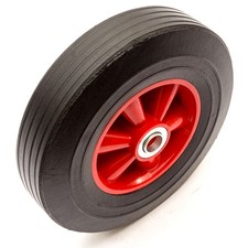 Solid Rubber Jockey Wheel 10"