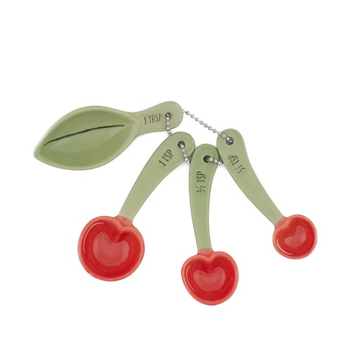 Cherry measuring spoons - measuring,