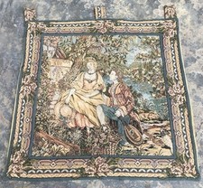 3x3 ft Vintage French Tapestry