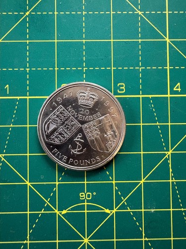Five pound coin - five,