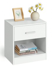 Slim Wood Bedside Table