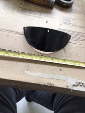 Vintage Motorcycle Steel Headlamp Peak