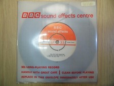 BBC Sound Effects Vinyl