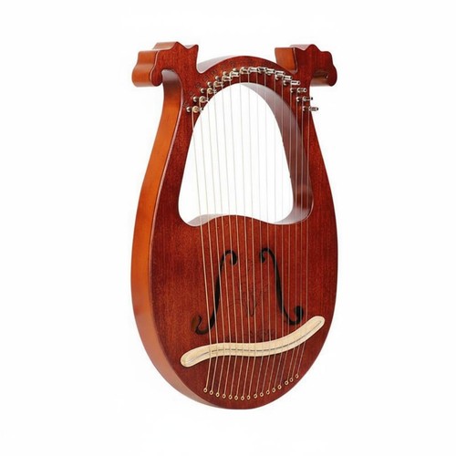 Wooden lyre harp easy - lyre, play
