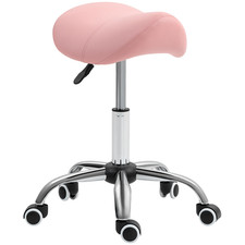 Leather saddle stool - saddle,