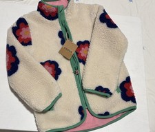 Mini Boden Cream Fleece Jacket