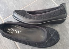 HOTTER 'KITE' LADIES FLAT SHOES UK SIZE 4 -  BRAND NEW.