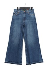 Superdry Women's Jeans W 24 in Blue 100% Cotton Wide-Leg