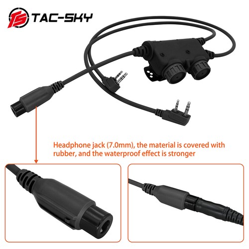 Tactical headset dual comm - ts,