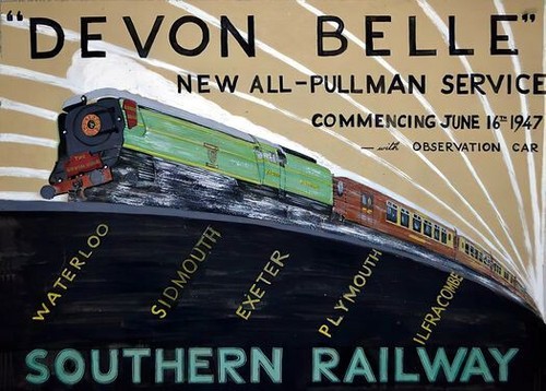 Vintage southern railway - railway, devon